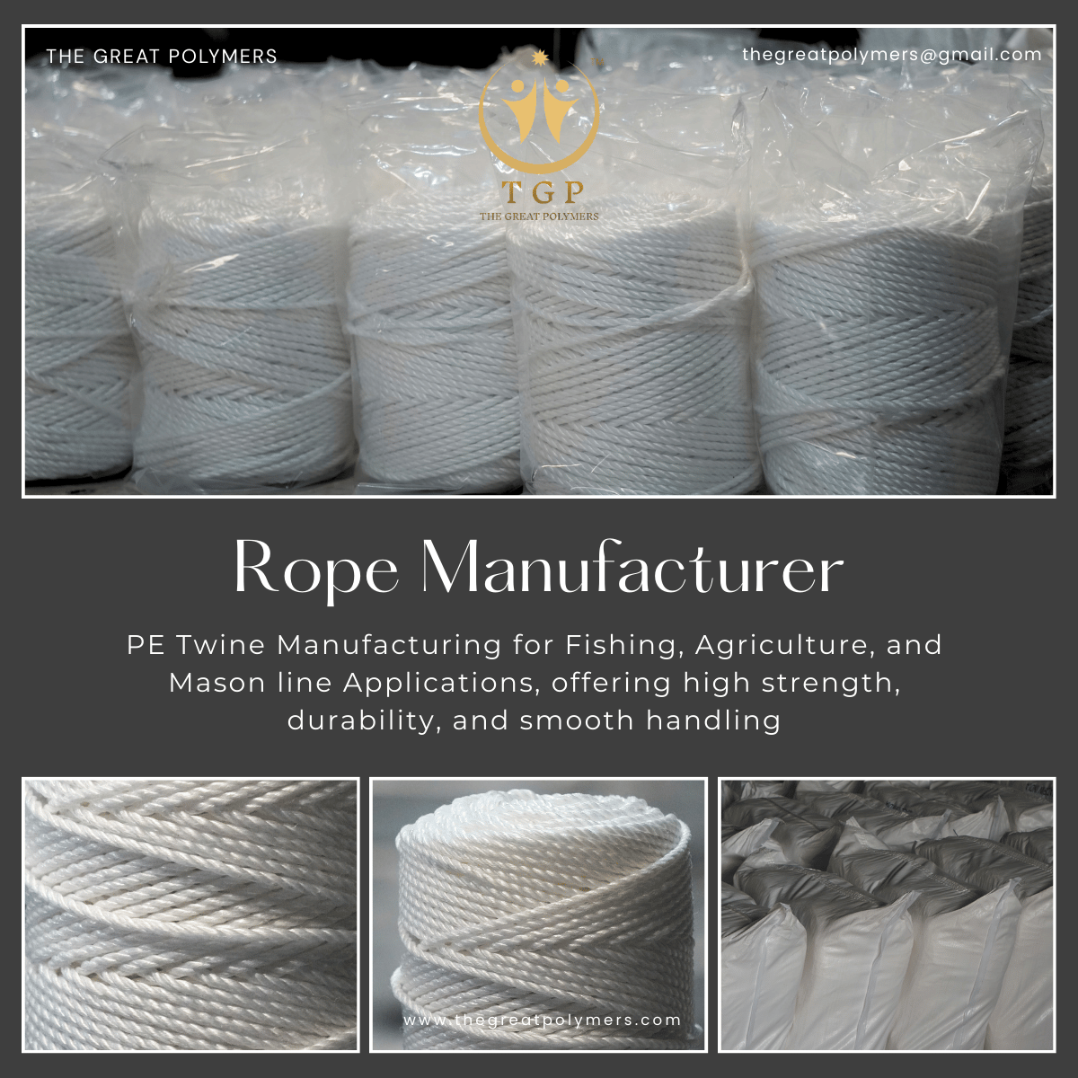 Pe Rope Thread 4 MM